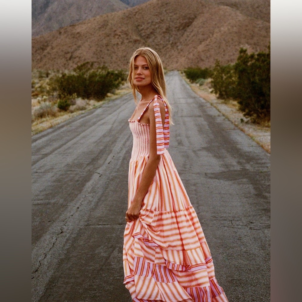 DOLAN collection (purchased from Anthropologie) Caroline tiered maxi dress